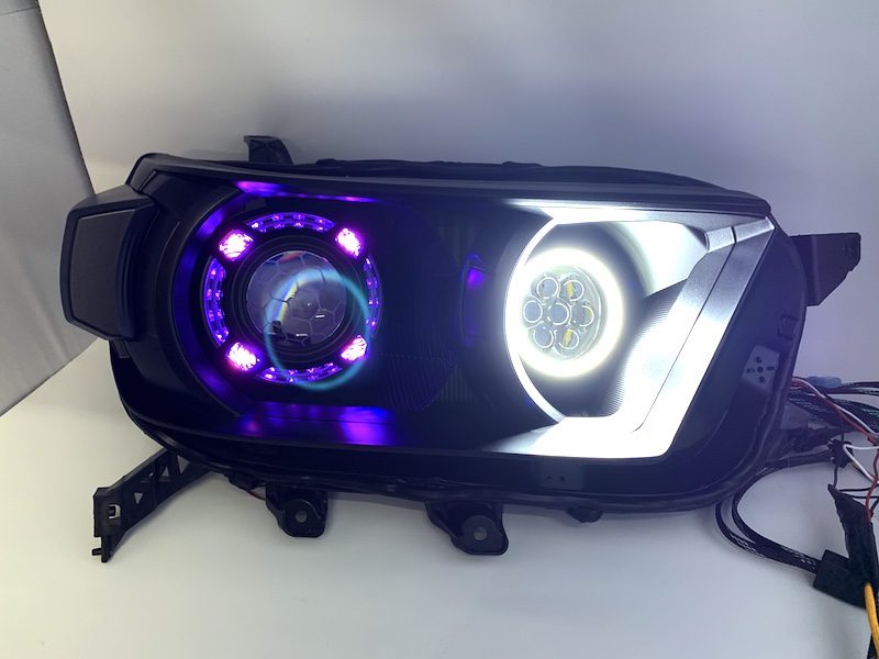 Shop 2010-13 Toyota 4Runner LED Headlights Quad Halo Projectors